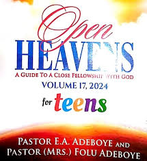 Open Heaven For Teens 3 August 2024 | Jehovah Shammah